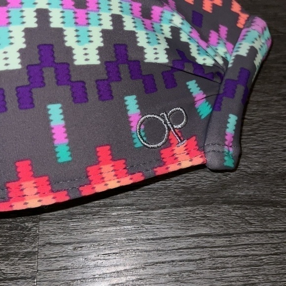 OP TWO PIECE STRAPLESS PATCHWORK DESIGN BIKINI - Picture 4 of 5